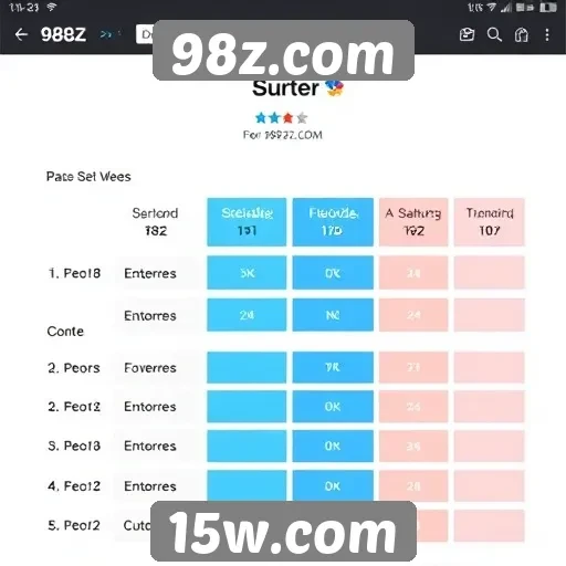 Comparativo entre 98z.com e concorrentes